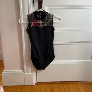 discount dance rose leotard